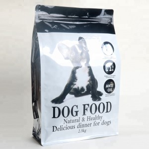 Borsa per alimenti per cani 1kg 2kg 5kg 2.5kg 10kg con fondo piatto all'ingrosso