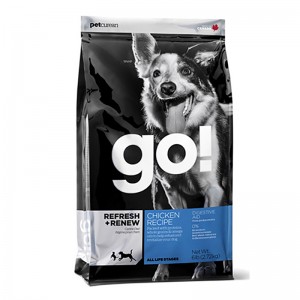 sacchetto di imballaggio per alimenti per animali domestici con cerniera in plastica personalizzata, sacchetto di imballaggio per alimenti per cani con cerniera richiudibile