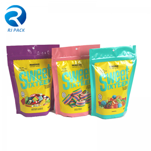 Design personalizzato di alta qualità Stand Up Sacchetti per le caramelle
