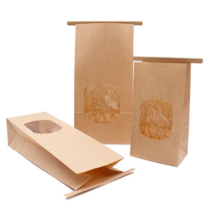 Libratore alimentare Kraft Brown/White Paper con certificazioni FDA, FSC, SGS.